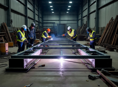 Gia công kết cấu thép cho hệ thống năng lượng: điện mặt trời, điện gió, thủy điện – Giải pháp chất lượng từ Prosimex