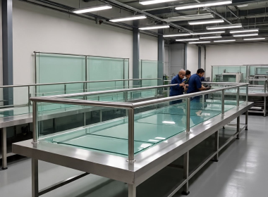 Gia công lan can inox, lan can kính kết hợp thép – Prosimex