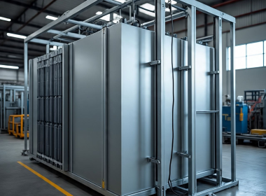 Gia công giá đỡ và khung pin năng lượng mặt trời cho công trình lớn – Giải pháp toàn diện từ Prosimex