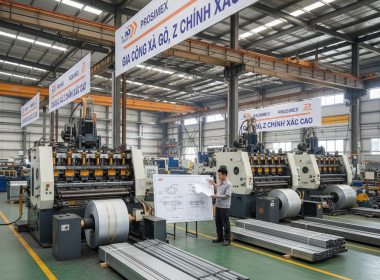 Gia công xà gồ C, Z theo yêu cầu chuẩn kỹ thuật – Giá cạnh tranh tại Cơ Khí Prosimex