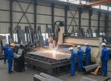 Ứng dụng công nghệ CNC trong gia công cột đèn chiếu sáng đô thị cho dự án