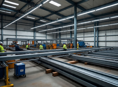 Gia Công, Chế Tạo Dầm, Xà Gồ, Khung Kèo Thép – Giải Pháp Kết Cấu Bền Vững Cho Công Trình