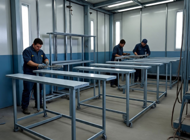 Gia Công Thép Sơn Tĩnh Điện Cho Thiết Bị Gia Dụng Ngoài Trời – Prosimex