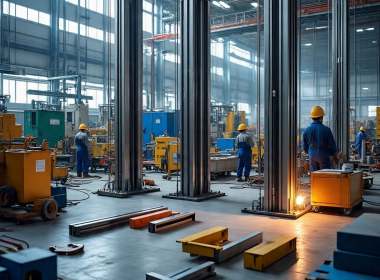 Gia công thang máy tải hàng và thang nâng công trình – Prosimex