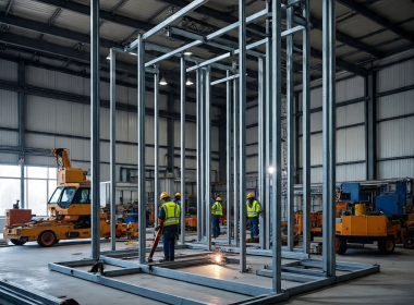 Gia Công Khung Thép Nhà Để Xe, Bến Xe – Giải Pháp Bền Vững Và Thẩm Mỹ Hiện Đại