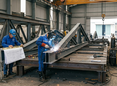 Gia Công Khung Thép Nhà Xưởng Chuẩn Kỹ Thuật – Tiêu Chuẩn & Lưu Ý Quan Trọng Giúp Công Trình Bền Vững