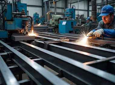 Gia công khung thép cho hệ thống băng tải và bồn chứa – Giải pháp chất lượng từ Prosimex