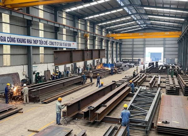 Báo Giá Gia Công Khung Nhà Thép Tiền Chế Mới Nhất 2026 – Chi Tiết & Cập Nhật Chuẩn Nhất