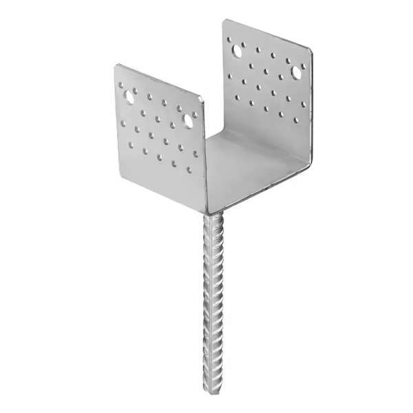 Gia công giá đỡ chân hàng rào mạ kẽm